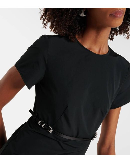 Miniabito Voyou con cintura di Givenchy in Black