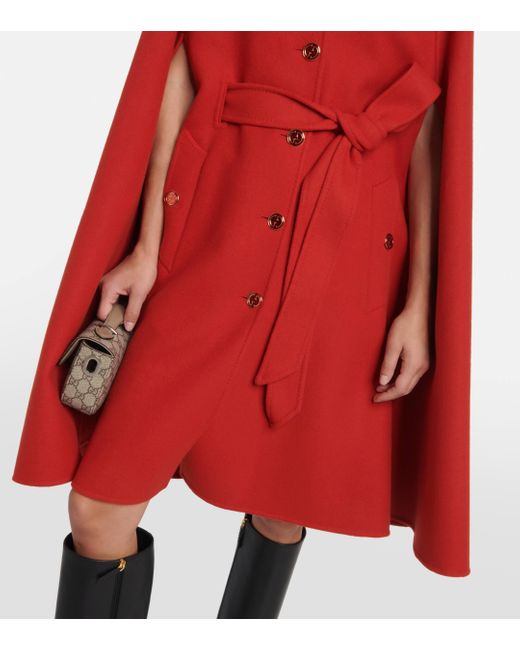 Gucci shop wool cape