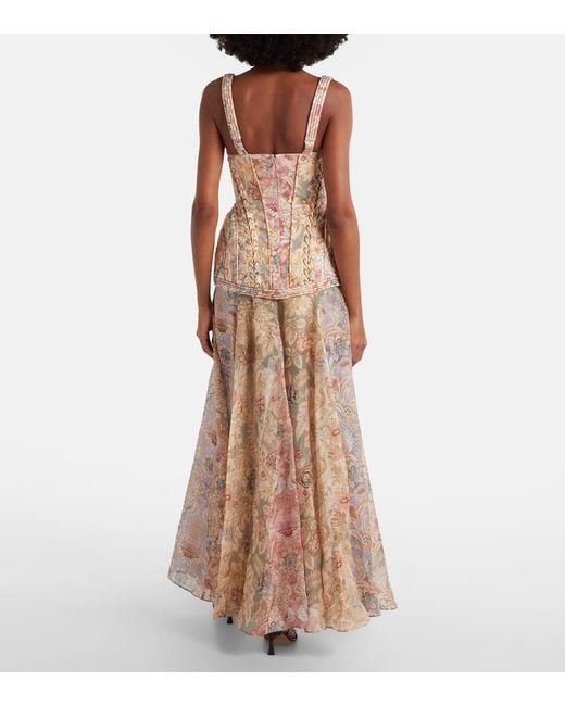 Zimmermann Natural Robe Rebellion Aus Leinen