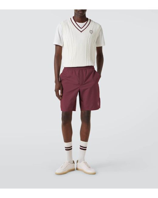 Shorts Tecnicos Brunello Cucinelli de hombre de color Red
