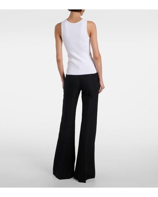 Balenciaga White Nano Bb Tank Top