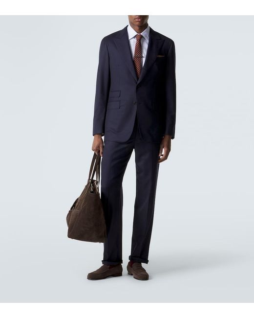 Dunhill Blue Checked Cotton Shirt for men