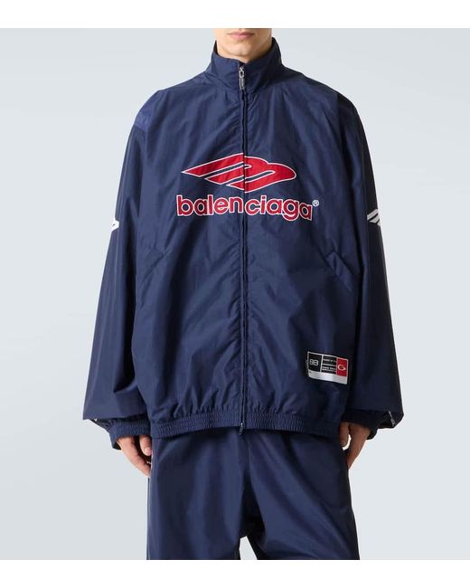 Balenciaga Trainingsjacke 3B Sports Icon in Blue für Herren