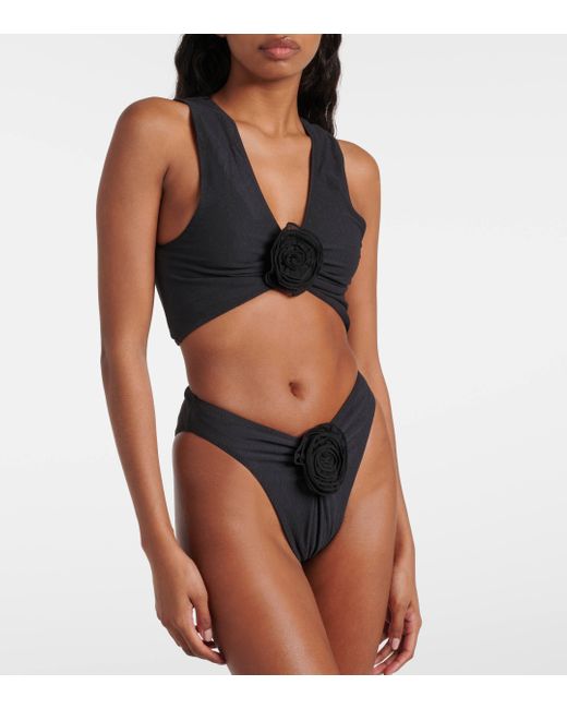 Culotte de bikini a taille haute SAME en coloris Black