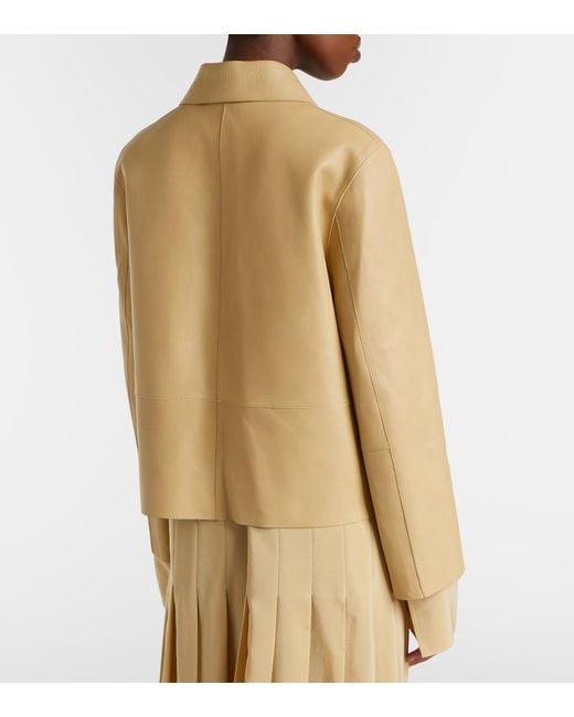 Totême Natural Leather Jacket