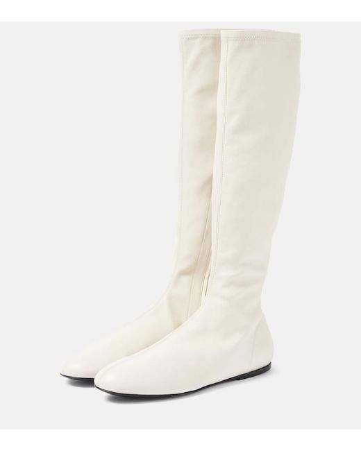 Co. White Stiefel Aus Leder