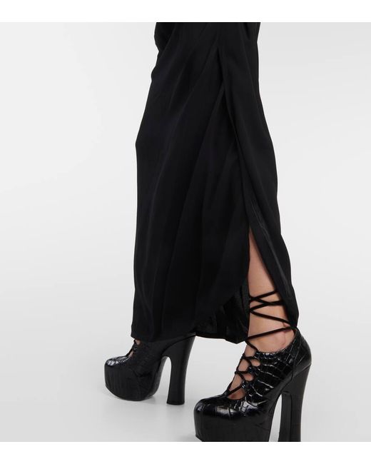 Vestido largo Ginnie Vivienne Westwood de color Black
