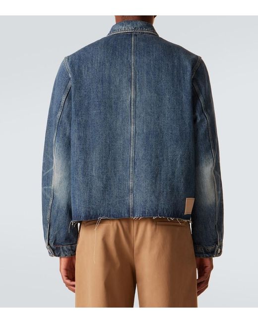Our Legacy Blue Cut Rebirth Denim Jacket for men