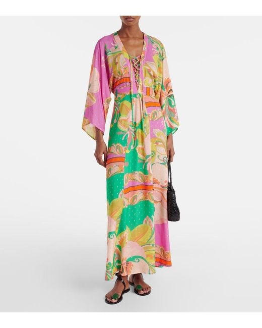 Melissa Odabash White Natalie Printed Beach Dress