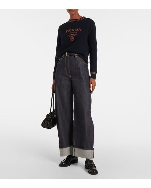 Mocassini di Prada in Black