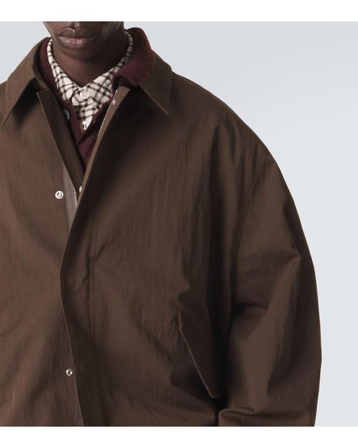 Studio Nicholson Brown Comba Cotton-Blend Jacket for men