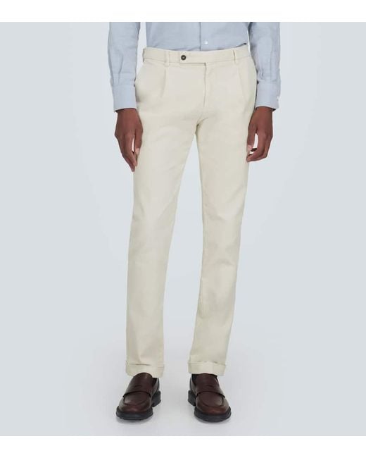 Thom Sweeney Natural Cotton Chinos for men