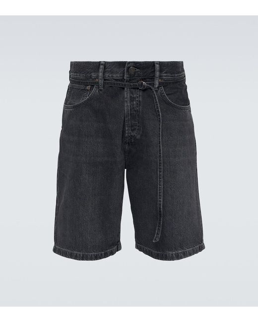 Shorts Roland di jeans di Acne in Gray da Uomo