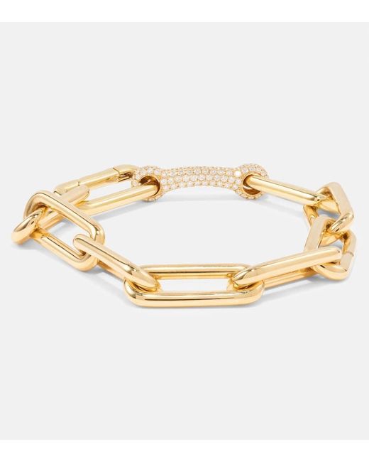 Robinson Pelham Metallic Identity 18kt Gold Bracelet And Bar Set With Diamonds