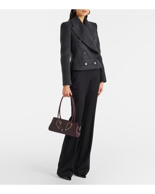 Christian Louboutin Black Venus Small Leather Tote Bag