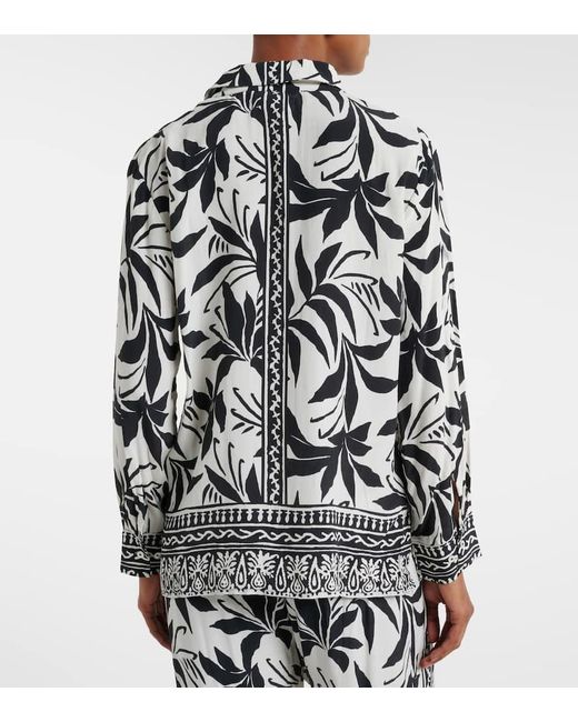 Velvet Black Sienna Printed Shirt