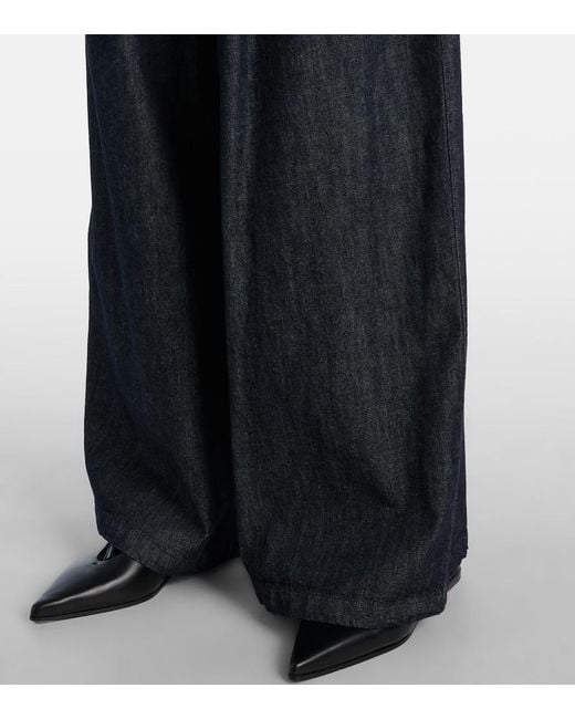 Jeans Luis A Gamba Larga di Max Mara in Black
