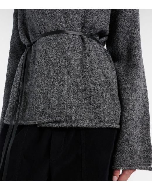 Velvet Black Alina Wool-Blend Cardigan
