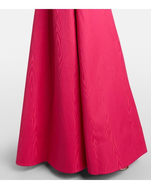 Rebecca Vallance Red Rosalia Taffetta Bustier Gown