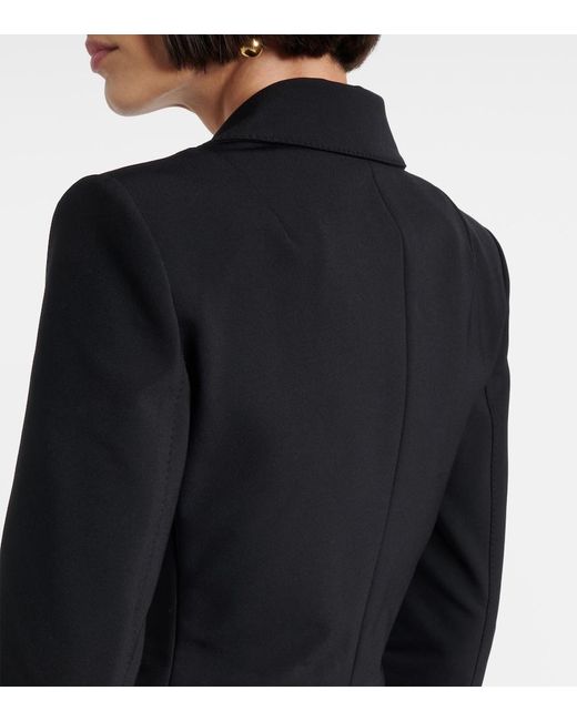 Dolce & Gabbana Blue Cropped Blazer