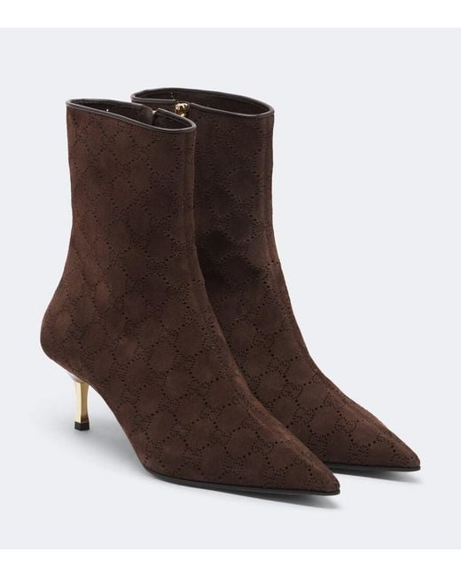 Stivaletti Bombshell Gg di Gucci in Brown
