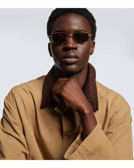 Gafas De Sol Rectangulares Dusk Jacques Marie Mage de hombre de color Brown