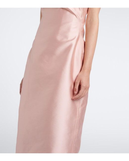 Marmar Halim Pink Strapless Gown