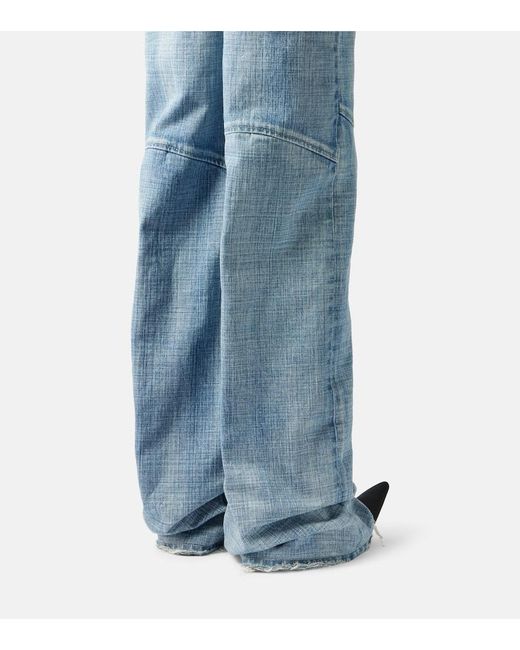 Balenciaga Blue New Flex 90 Denim Pantaboots