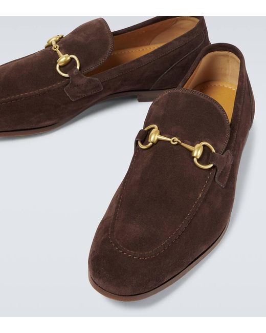 Mocassini Jordaan di Gucci in Brown da Uomo