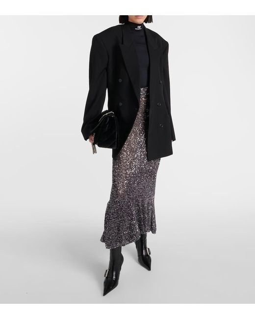 Balenciaga Black Cinched Blazer