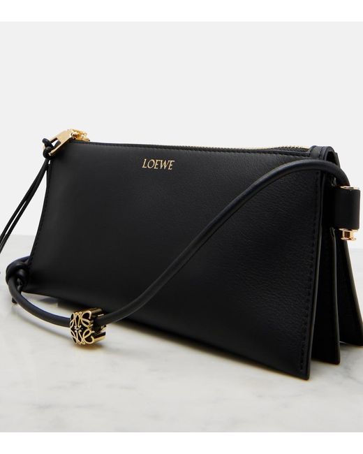 Loewe Black Glim Mini Leather Shoulder Bag