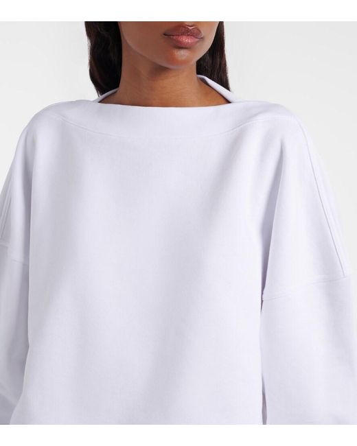 Sudadera De Algodon Alaïa de color White