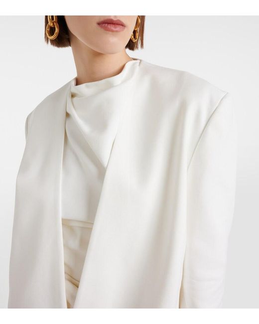 TOVE White Saunders Cotton-Blend Jacket