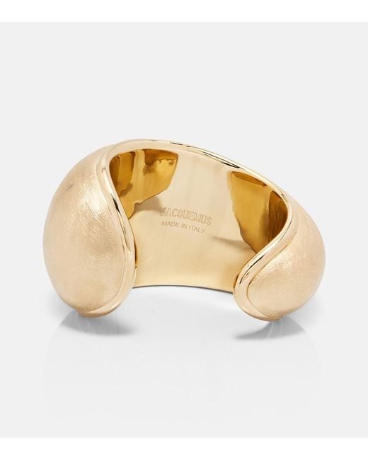 Jacquemus Natural Raisin Cuff Bracelet