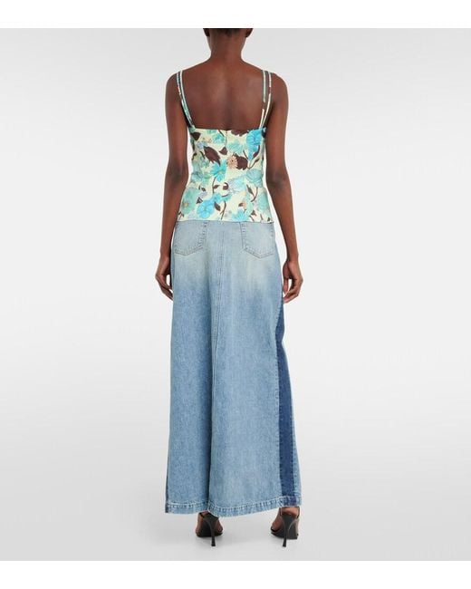 Stella McCartney Blue Printed Top