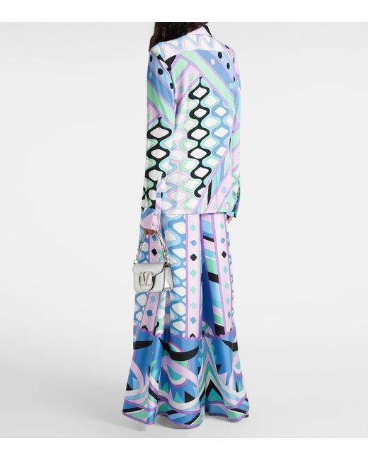 Emilio Pucci Blue Shirts
