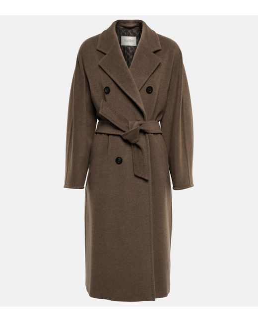 Max Mara Brown 101801 Icon Wool And Cashmere Coat