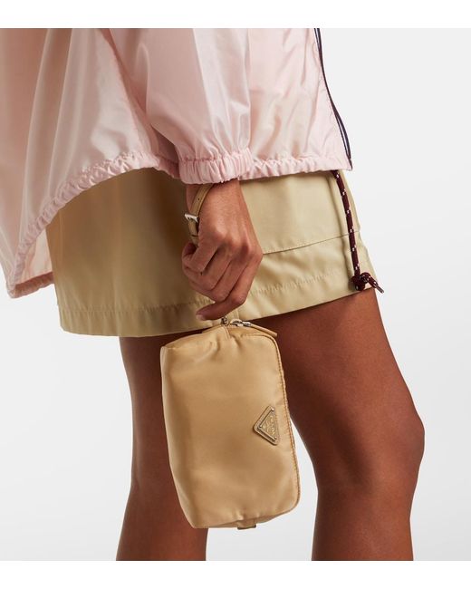 Prada Natural Re-Nylon Small Pouch