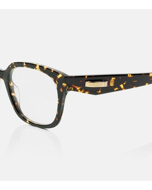 Dior Brown Cdioro S5I Square Glasses