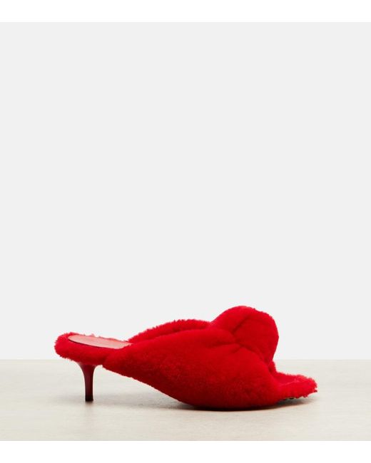 Bottega Veneta Red Cherry Mules