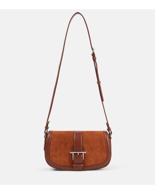 Borsa A Tracolla T-Bar Small di Alexander McQueen in White
