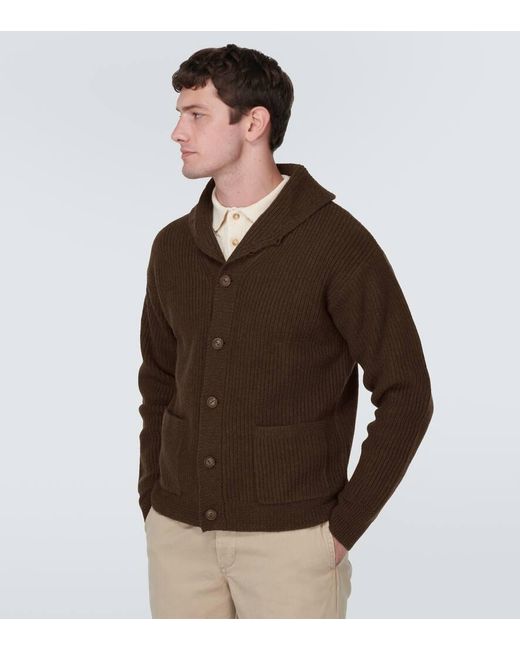 Polo Ralph Lauren Cardigan aus einem Wollgemisch in Brown für Herren