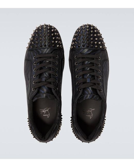 Christian Louboutin Verzierte Sneakers Seavaste in Black für Herren