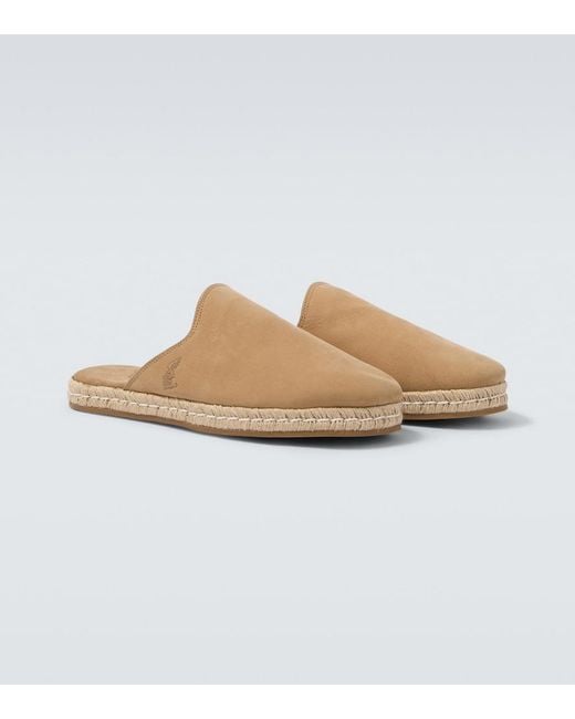 Ancient Greek Sandals White Fimos Leather Espadrille Mules for men