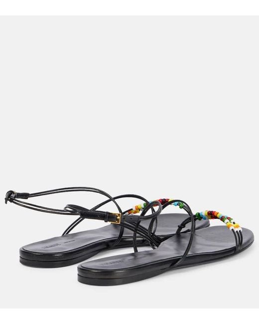 Sandales Loop En Cuir Khaite en coloris White