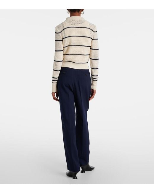 FRAME Natural The Shrunken Cotton-Blend Cardigan
