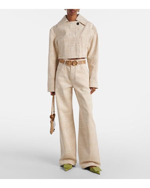 I Pantaloni Larghi di Jacquemus in Natural