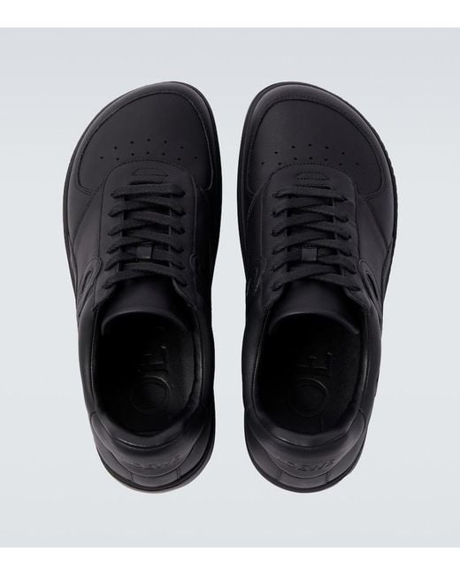 Loewe Black Jambo Leather Sneakers for men