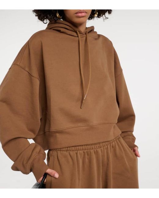 Wardrobe NYC Brown Oversize-Hoodie Aus Baumwoll-Jersey