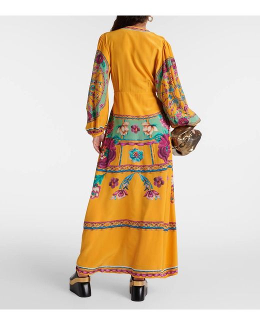 Vestido de fiesta de saten de seda LaDoubleJ de color Yellow